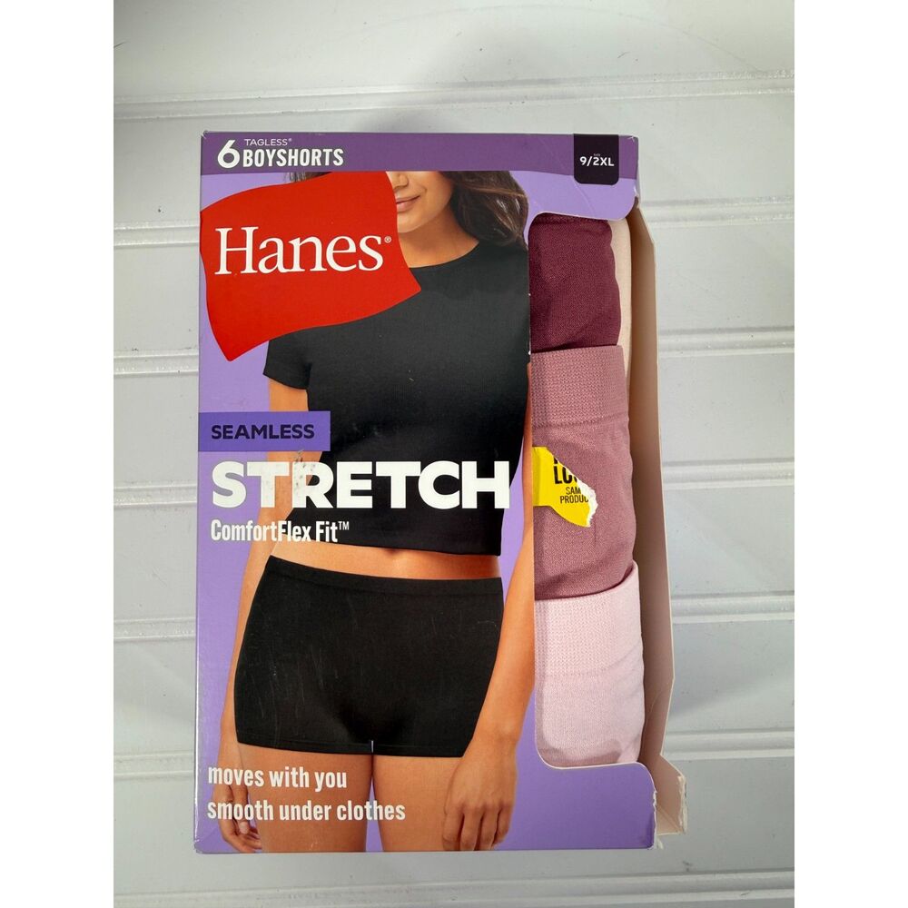 New Hanes Womens Boxers